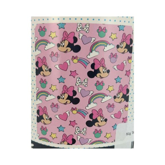 Disney Minnie Mouse Pink Plush Throw Blanket / 45" x 60" - Picture 3 of 4